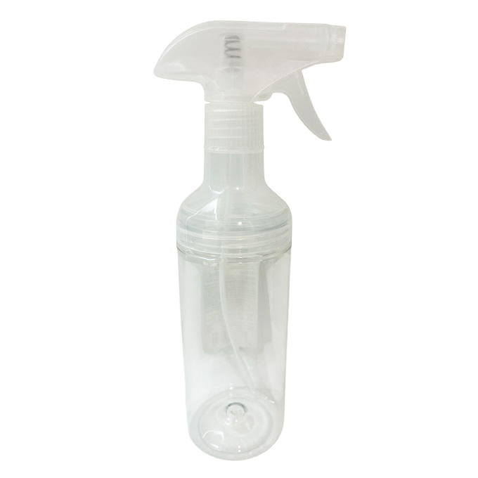 【まとめ買い】広口スプレーボトル 400ml 丸 クリア 9001/309710