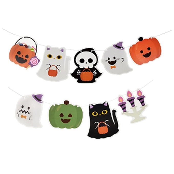 【まとめ買い】ペーパーガーランドキットハロウィン150cm 0603/309859