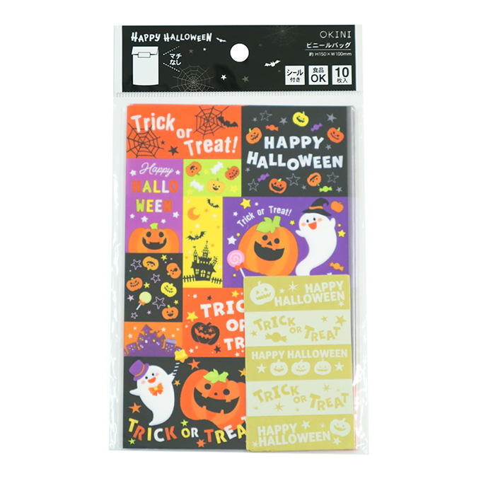 【まとめ買い】ビニールバッグ シール付 10P キラキラタイル 0911/309895