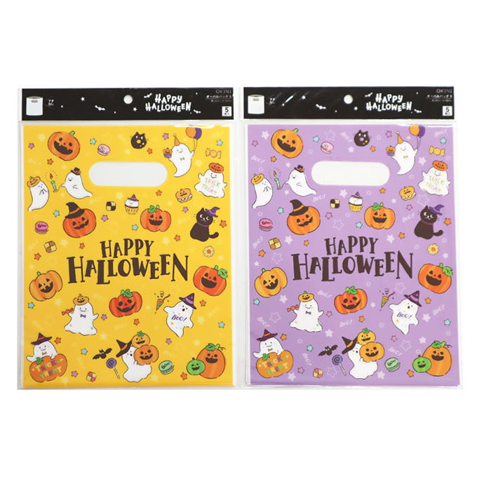 【まとめ買い】オーバルバッグ S 5P ハロウィンスイーツ 0911/309906