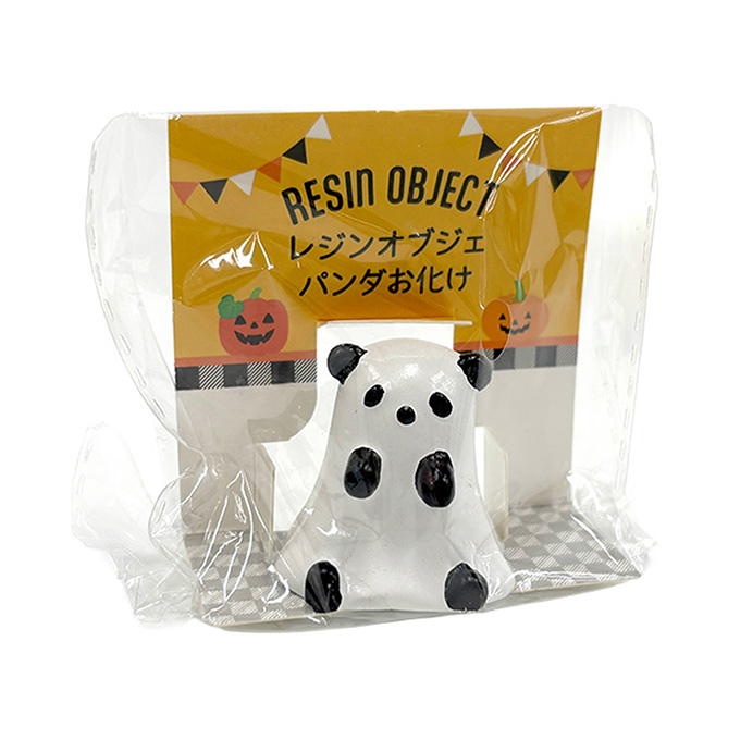 【まとめ買い】レジンオブジェ パンダお化け 1523/309940