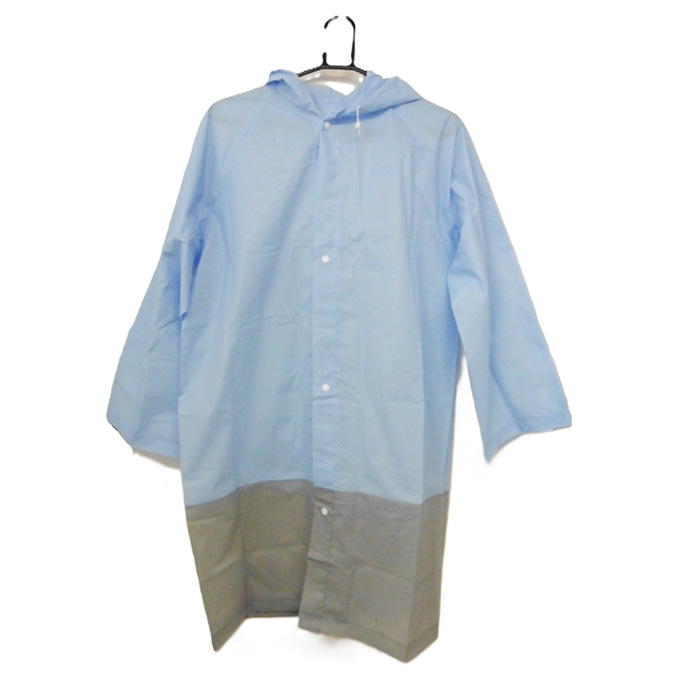 【まとめ買い】レインコート バイカラー BL GY 0834/311377