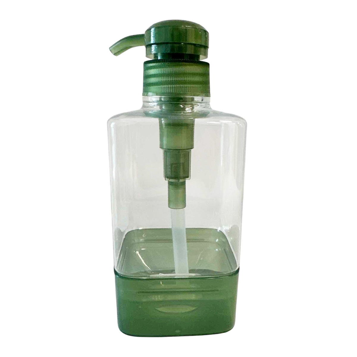 【まとめ買い】1dp　残さず使えるエコボトル400ML　角　グリーン9001/311544
