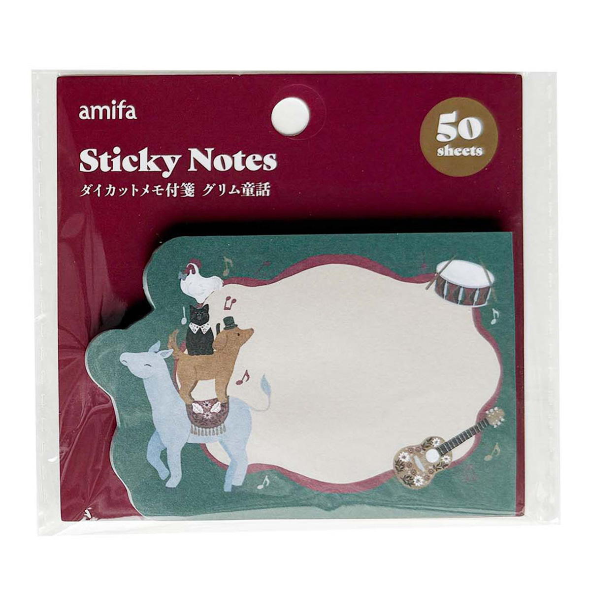 【まとめ買い】ダイカットメモ付箋 50P グリム童話 0356/311615