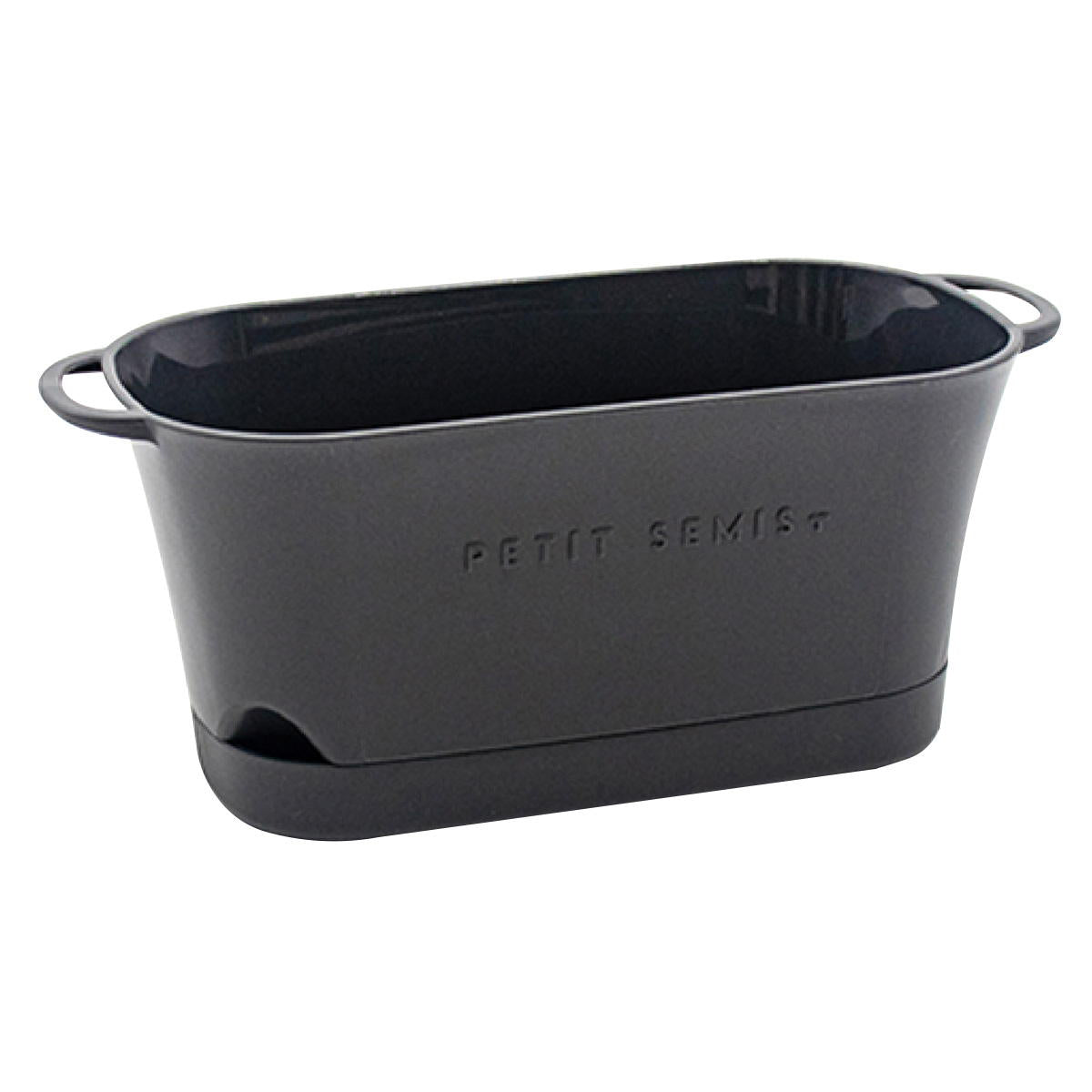 【まとめ買い】バスケットプランター ダークグレー 0847/311997