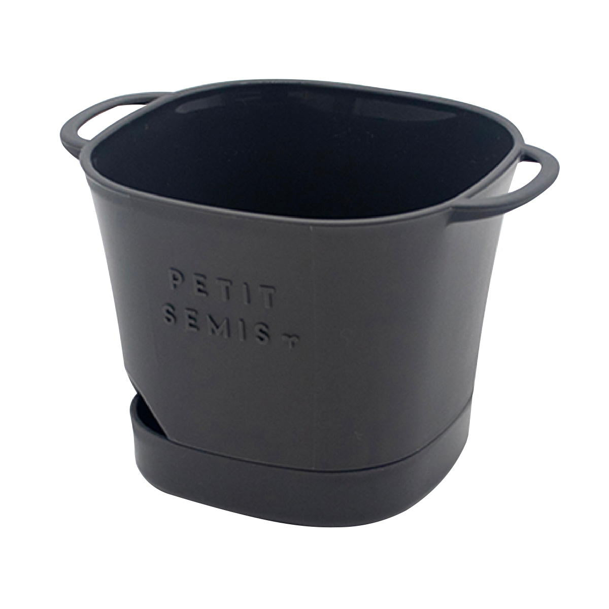 【まとめ買い】バスケットポット3号 ダークグレー 0847/311998