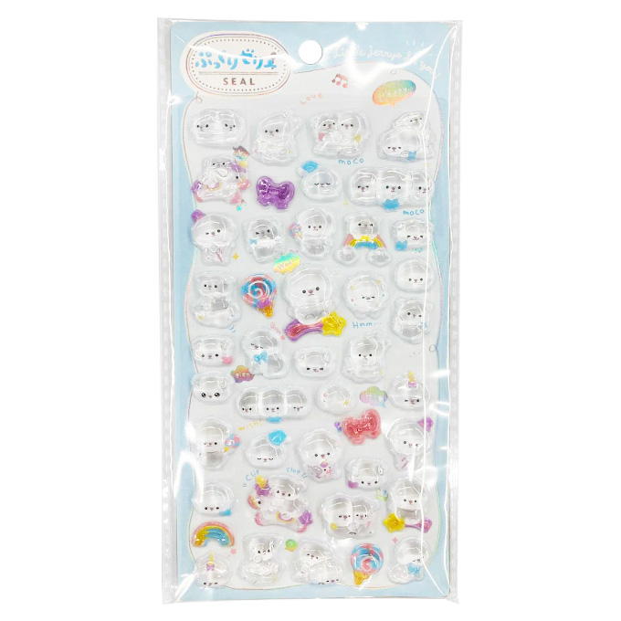 【まとめ買い】ぷっくりゼリーシール いぬ 0960/313049