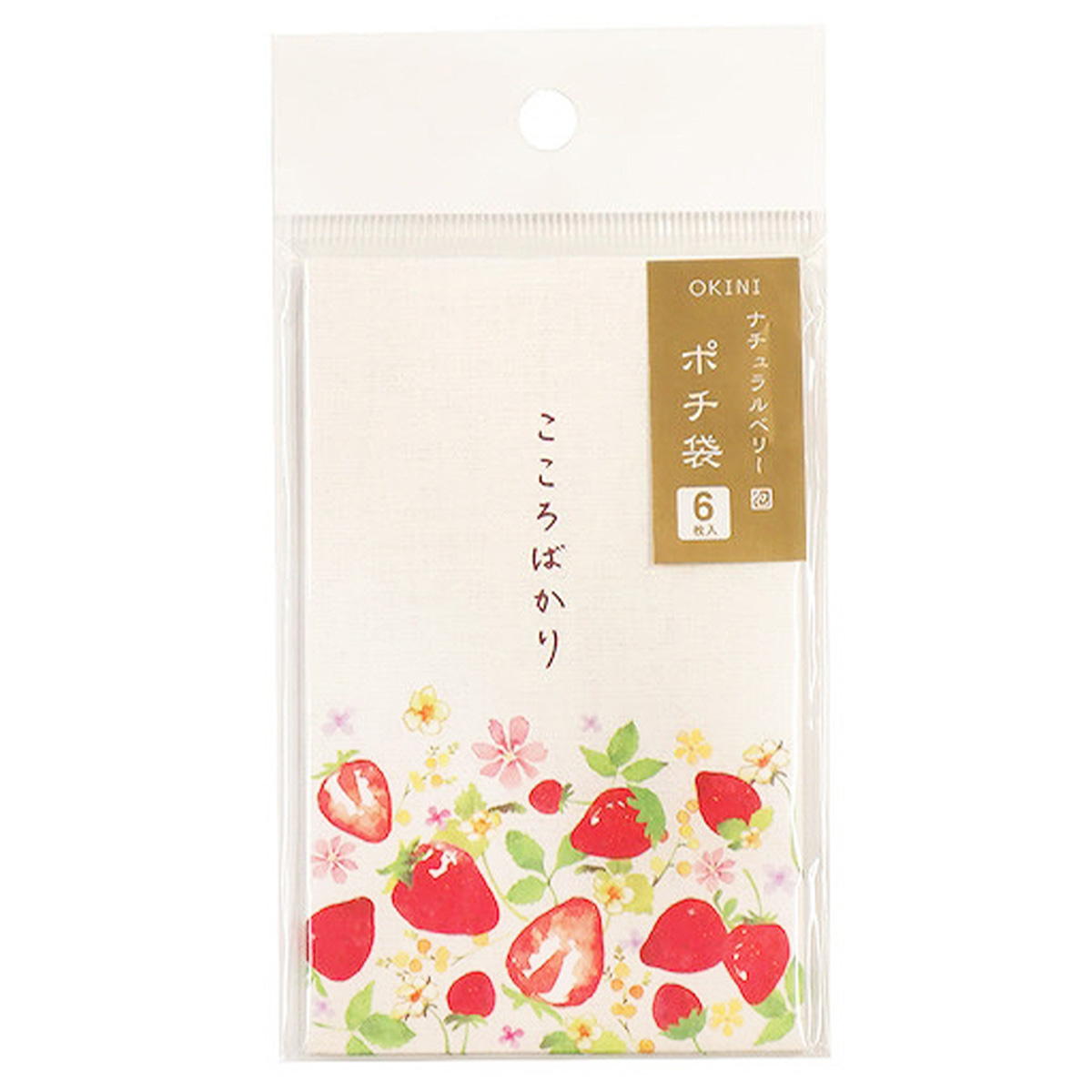 【まとめ買い】ポチ袋 5型 6P ナチュラルベリー 0911/313572