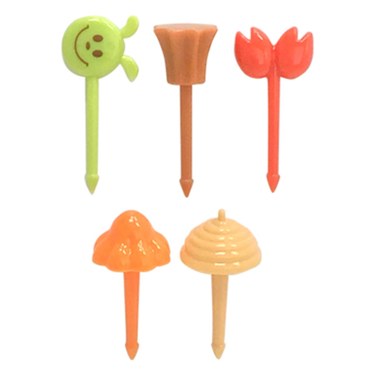 【まとめ買い】デコレーションピックス 森の仲間たち 10P 0525/313749