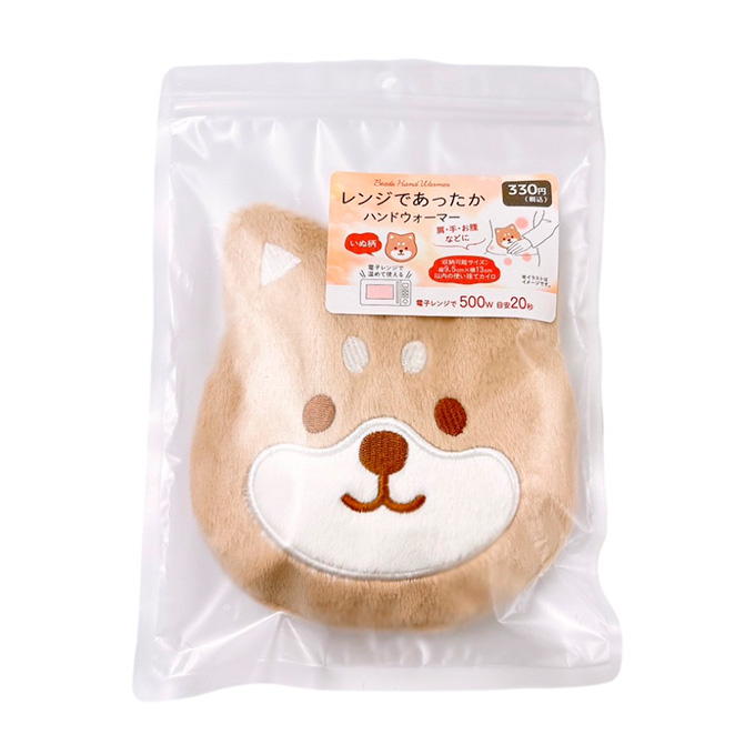 【まとめ買い】レンジであったかアニマルハンドウォーマー いぬ 0834/314022