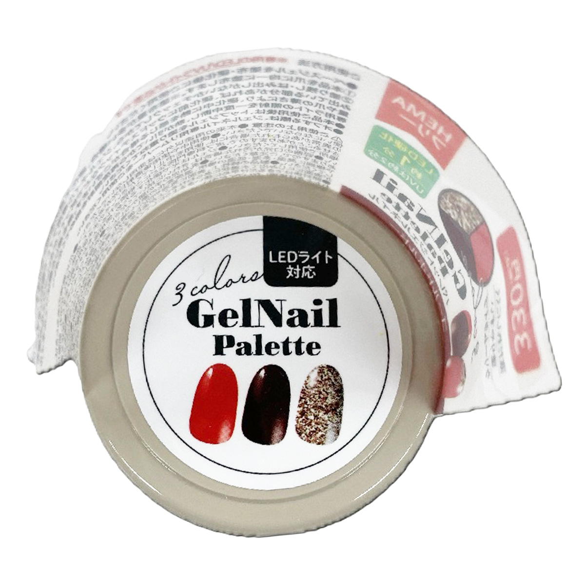 【まとめ買い】パレットジェルネイル05ゴールドボルドー 1527/314165