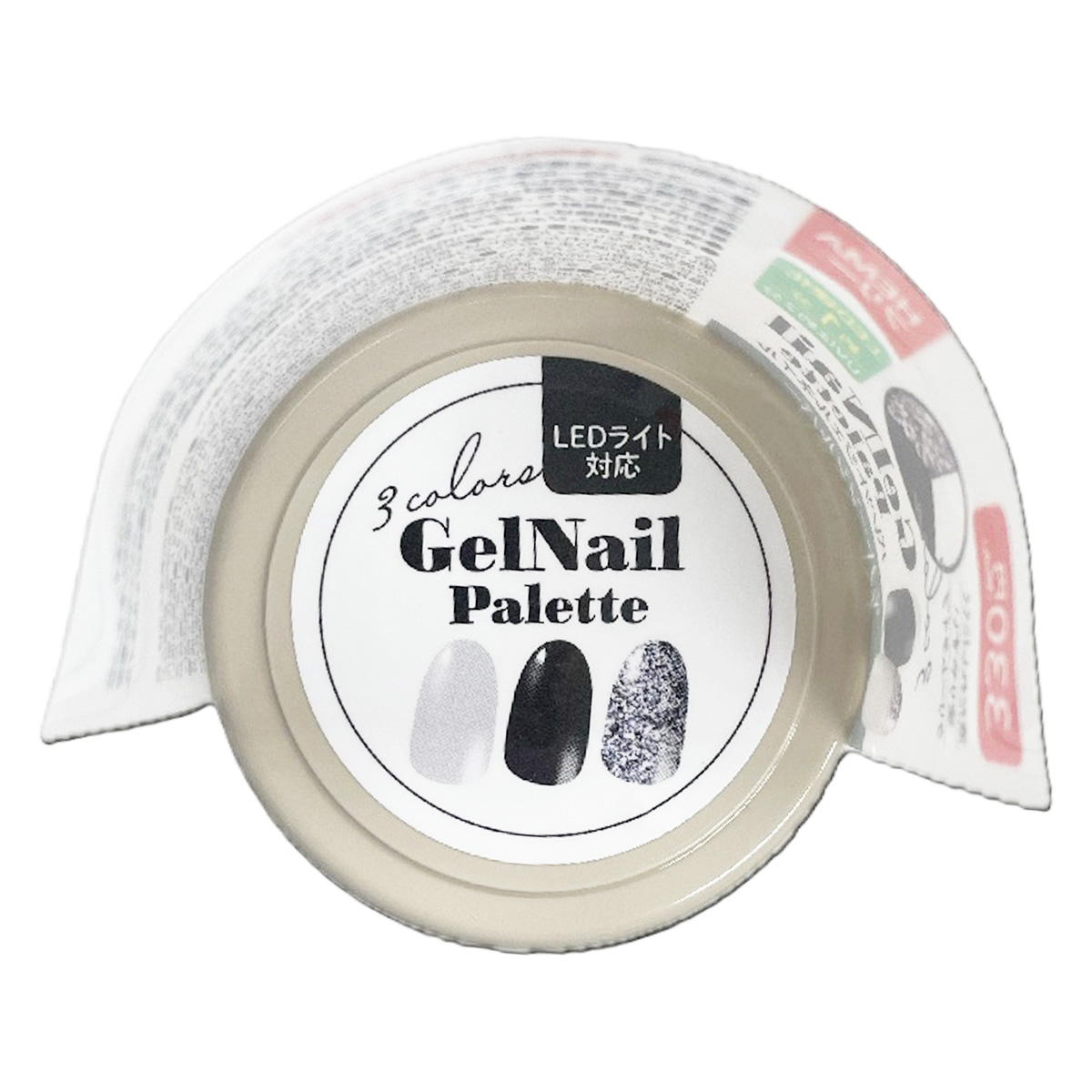 【まとめ買い】パレットジェルネイル06モノトーンシルバー 1527/314166