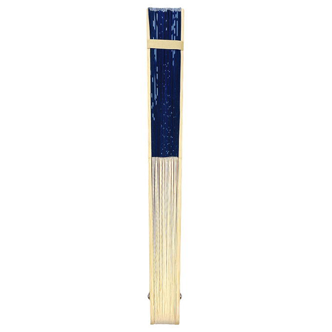 【まとめ買い】扇子23cm 藍染風 0808/314348
