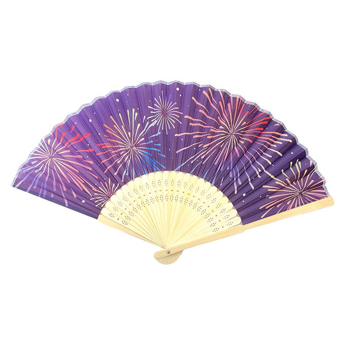 【まとめ買い】扇子23cm 花火 0808/314349