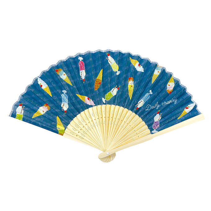 【まとめ買い】扇子アイスクリーム21cm 1523/314438