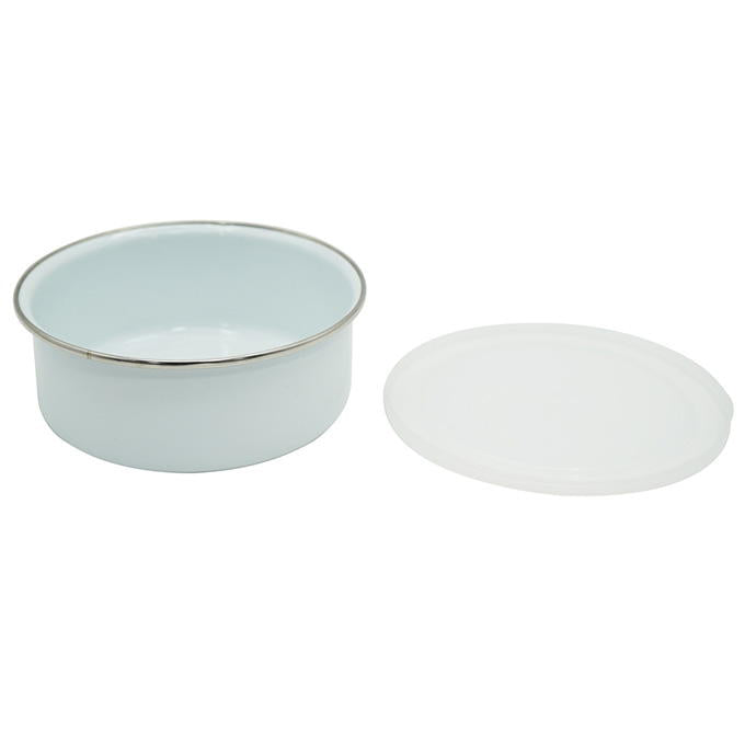 【まとめ買い】ホーローフタ付容器 14cm 0330/314606