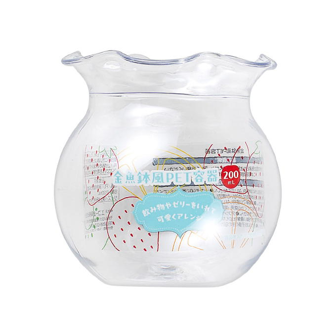 【まとめ買い】金魚鉢風PET容器 0330/314619
