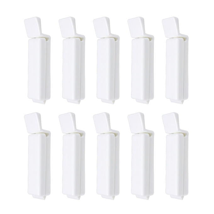 【まとめ買い】袋留めクリップ mini 12個入 ホワイト 0520/314818