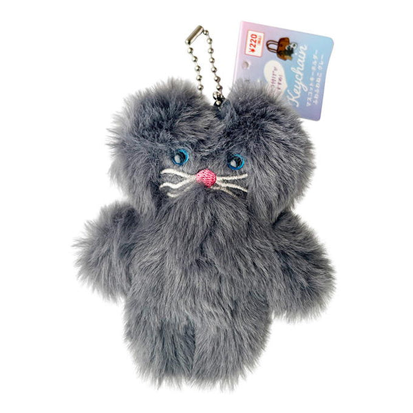 まとめ買い】マスコットキーホルダー ふわふわねこ 0356/314821 | ワッツ