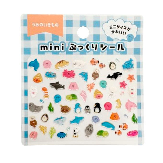 【まとめ買い】みにぷっくりシール うみのいきもの 9001/314876