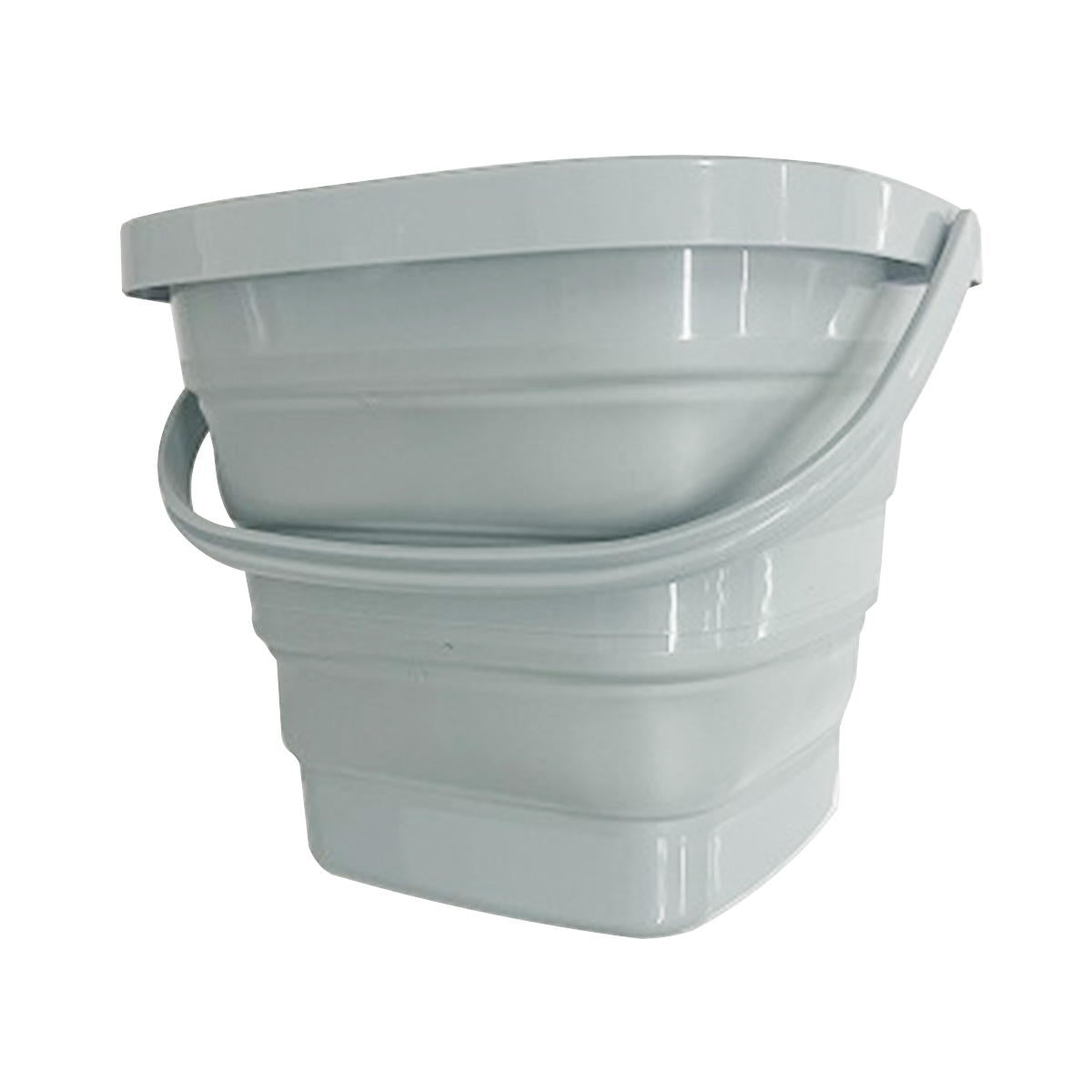 【まとめ買い】折りたたみバケツ 5L グレー 1635/315034