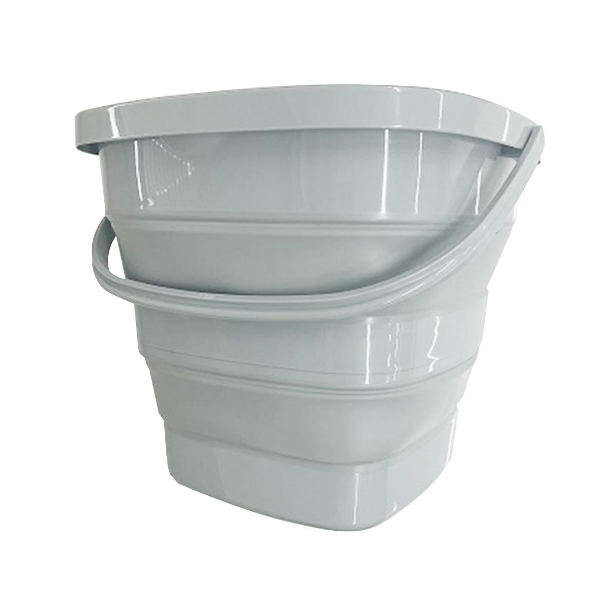 【まとめ買い】折りたたみバケツ 10L グレー 1635/315036