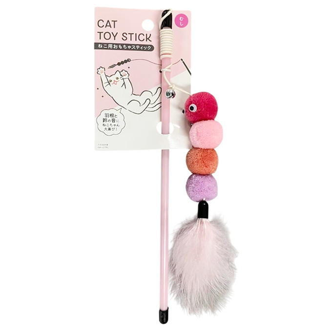 【まとめ買い】ねこ用おもちゃスティック むしデザイン 0834/315273