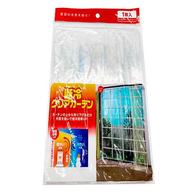 【まとめ買い】断冷クリアカーテン横長窓用180x50cm 9001/315530