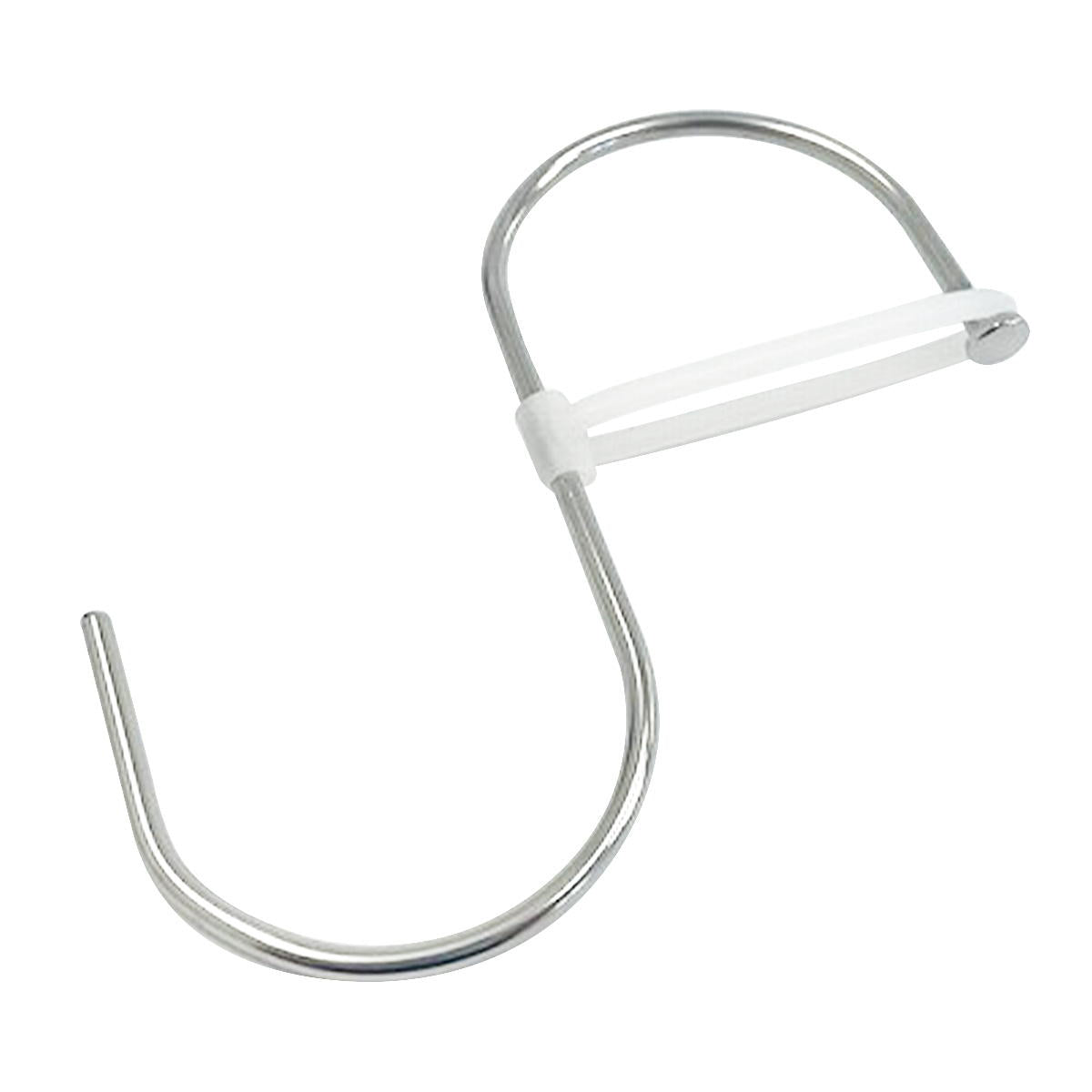 【まとめ買い】シリコンストッパー付きステンレスS字フック 大 0459/315555