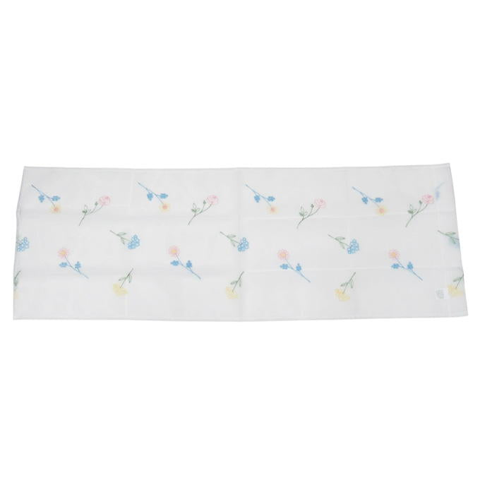 【まとめ買い】シースルーハーフのれん刺繍花 0834/315589