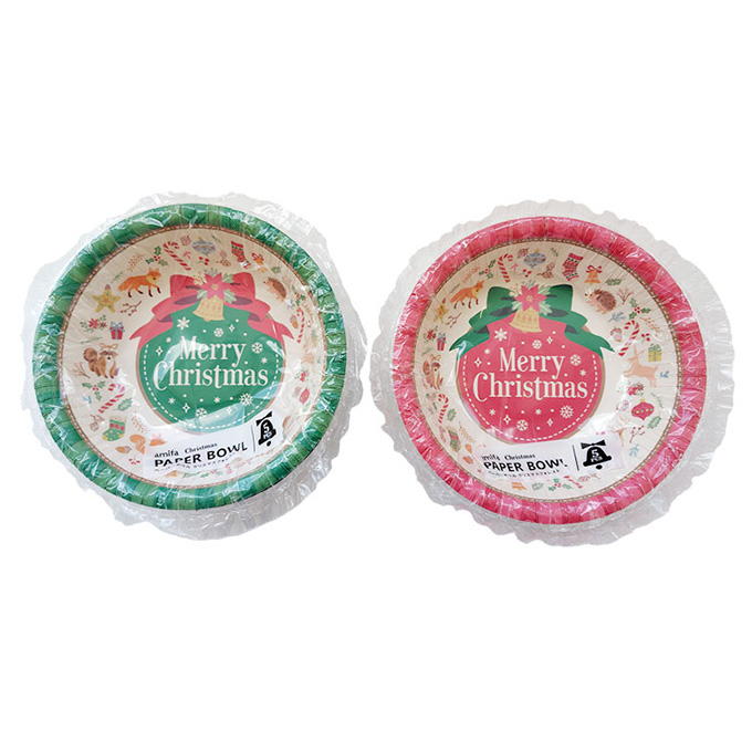 【まとめ買い】ペーパーボウル 5P クリスマスフォレスト 0356/315837