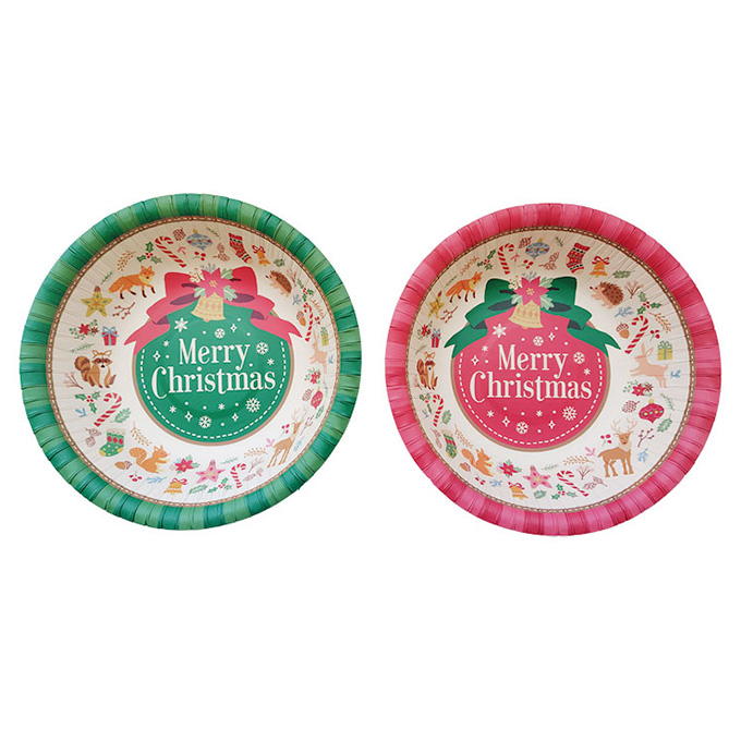 【まとめ買い】ペーパーボウル 5P クリスマスフォレスト 0356/315837