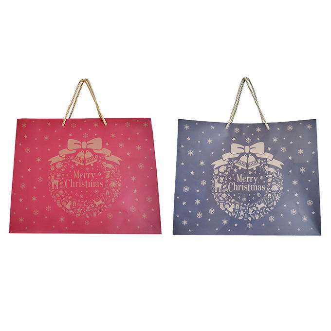 【まとめ買い】ハンドルバッグ M 横 クリスマスフォレスト 0356/315846