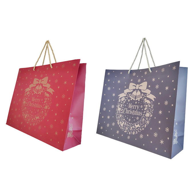 【まとめ買い】ハンドルバッグ M 横 クリスマスフォレスト 0356/315846
