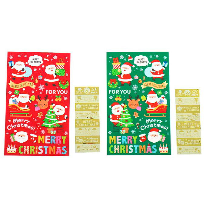 【まとめ買い】ビニールバッグ クリスマス 19×12cm 0911/315939