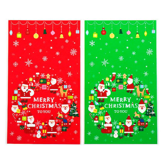 【まとめ買い】ビニールバッグ サンタパレード 25×15cm 0911/315943