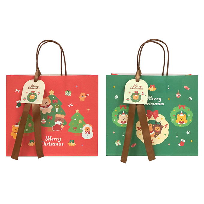 【まとめ買い】リボンタグ付ペーパーバッグベアクリスマス 0936/316104