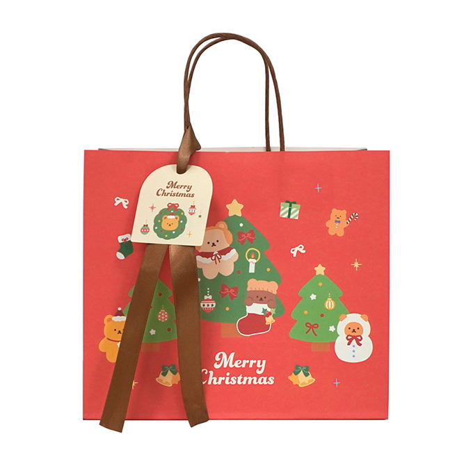 【まとめ買い】リボンタグ付ペーパーバッグベアクリスマス 0936/316104