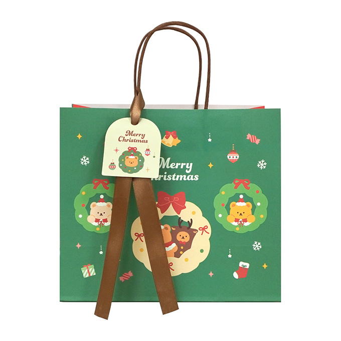 【まとめ買い】リボンタグ付ペーパーバッグベアクリスマス 0936/316104