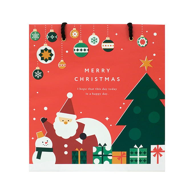 【まとめ買い】ペーパーバッグ モダンクリスマス柄 0936/316106