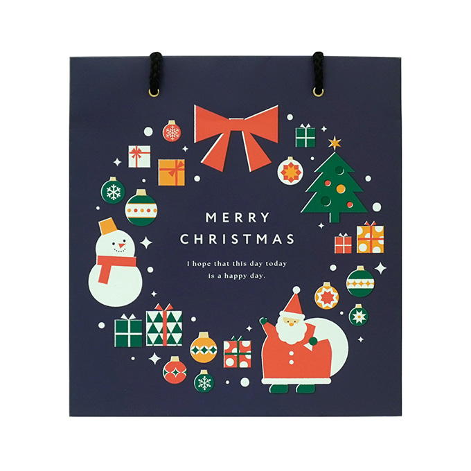 【まとめ買い】ペーパーバッグ モダンクリスマス柄 0936/316106