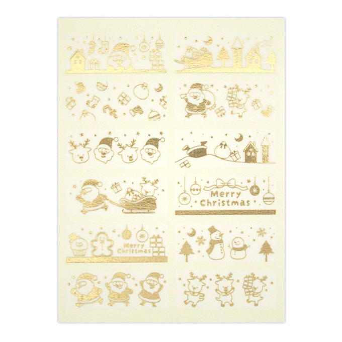 【まとめ買い】マスキングスティックシール クリスマスパーティー CC 24片 0915/316131