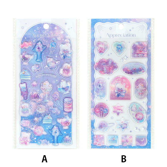 【まとめ買い】コレクションシール スイーツプラネット柄 0936/316144