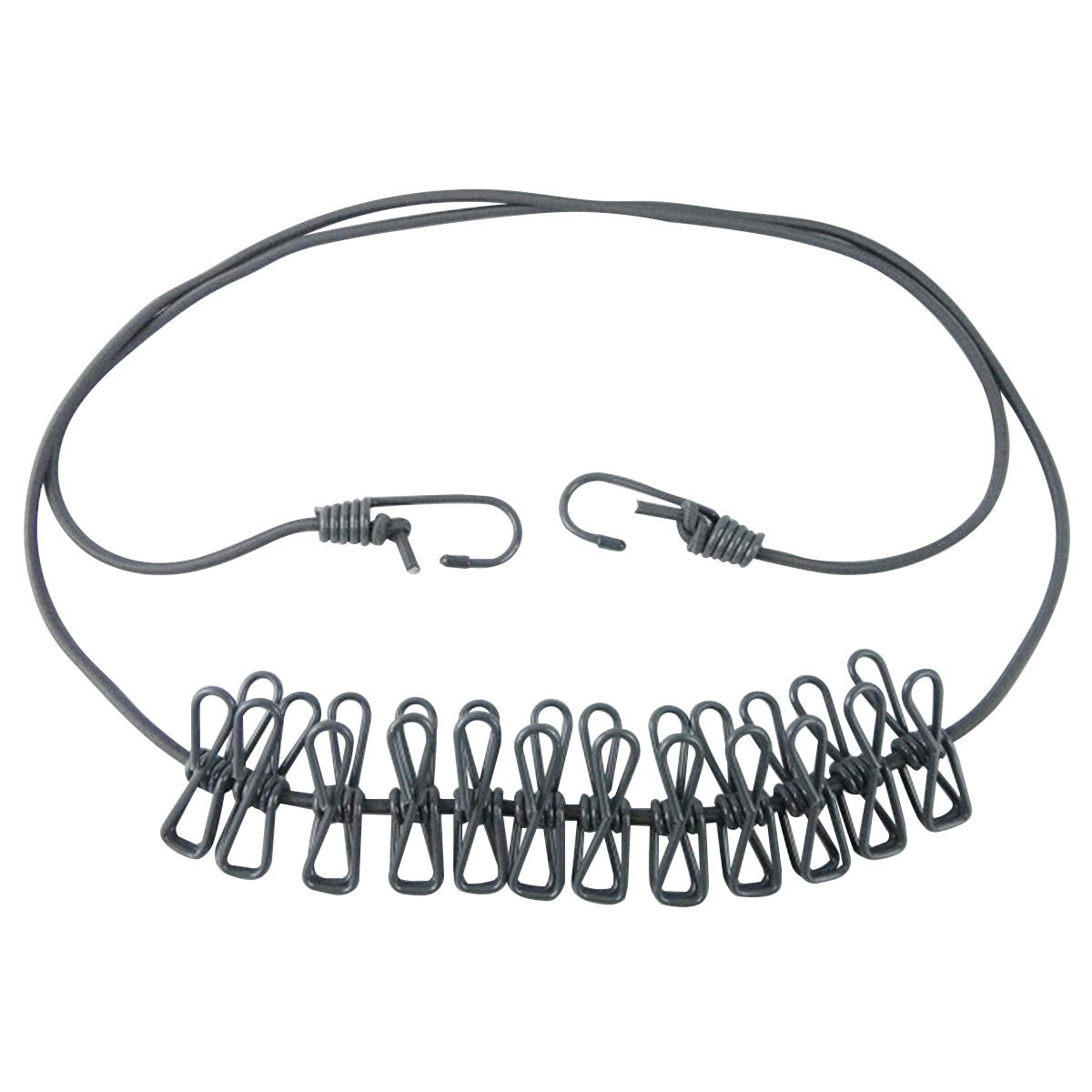 【まとめ買い】物干し用ロープクリップ12個付き 0603/317308