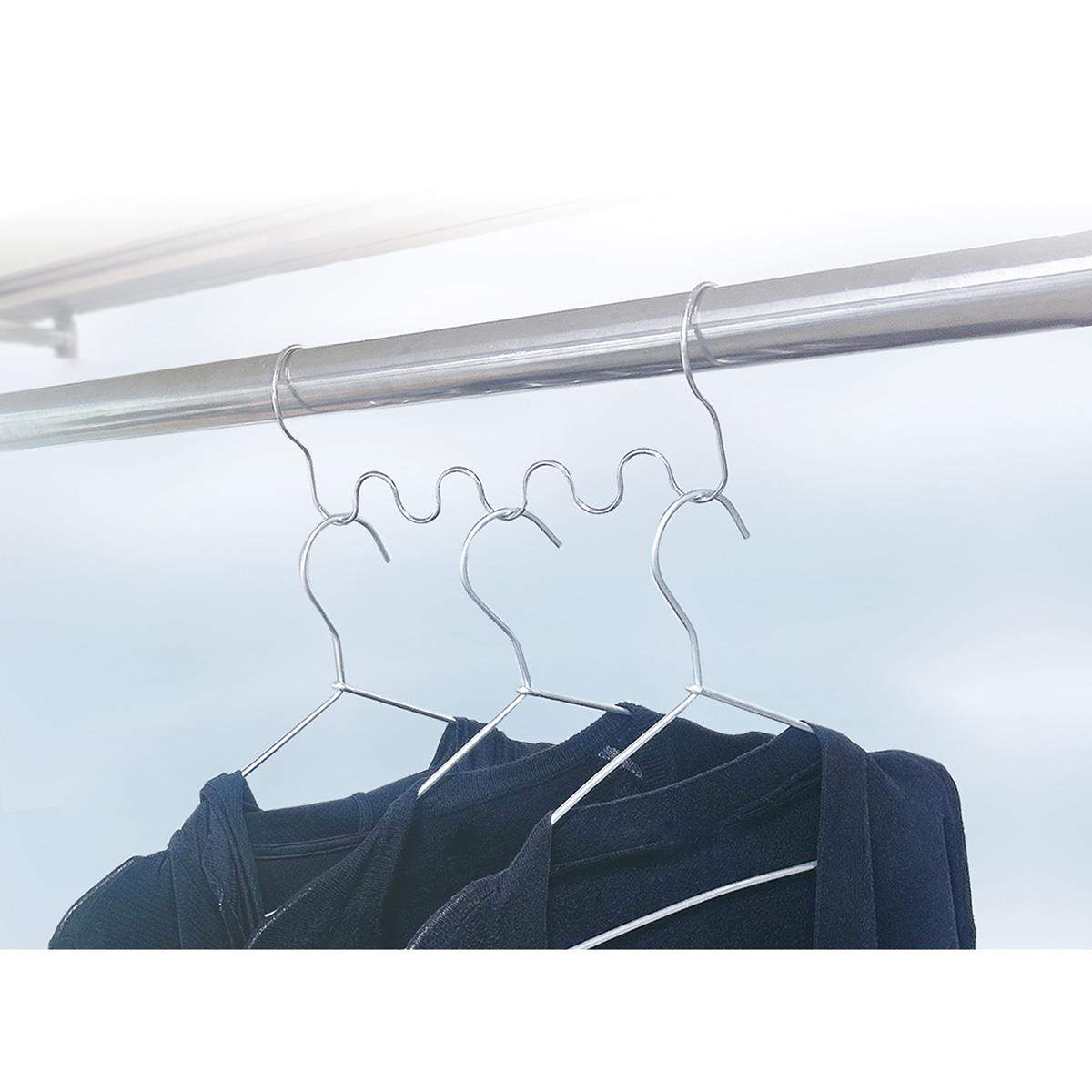 【まとめ買い】ステンレスハンガーホルダー5連 0510/317333