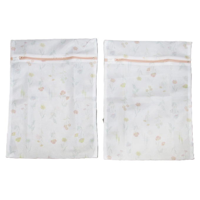 【まとめ買い】厚手ランドリーネット M 2枚 OR フラワー 0834/317340