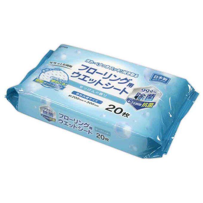 【まとめ買い】フローリング用Wシート せっけんの香 20枚 0915/317556