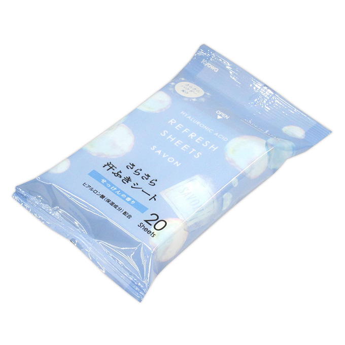 【まとめ買い】さらさら汗ふきシート せっけん 20枚 0915/317791