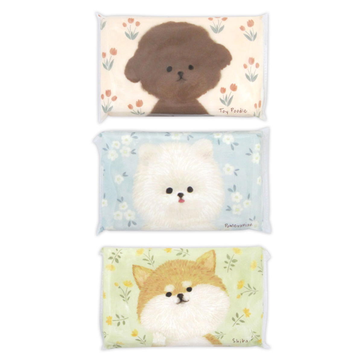 【まとめ買い】ミニミニポケットティシュ 犬 6個入 0915/317852