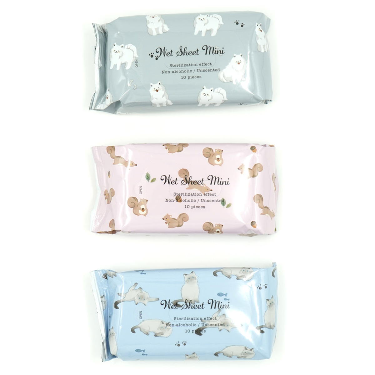 【まとめ買い】ウェットシートミニ アニマル 10枚3個パック 0330/317854